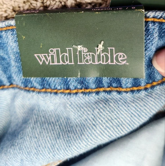 Wild Fable Women's Mid Rise Wide Leg Cargo Baggy Pants Medium Wash Size 2/31" - Picture 5 of 16